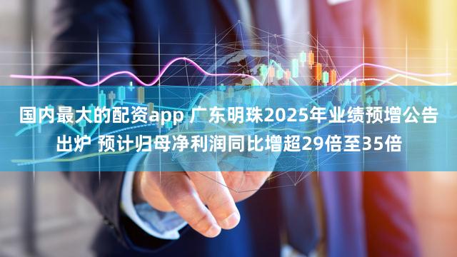 国内最大的配资app 广东明珠2025年业绩预增公告出炉 预计归母净利润同比增超29倍至35倍