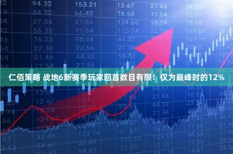 仁佰策略 战地6新赛季玩家回首数目有限！仅为巅峰时的12%