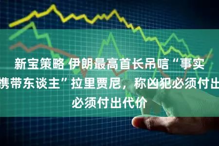 新宝策略 伊朗最高首长吊唁“事实上的携带东谈主”拉里贾尼，称凶犯必须付出代价