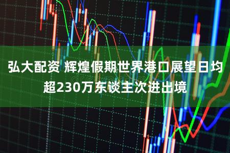 弘大配资 辉煌假期世界港口展望日均超230万东谈主次进出境