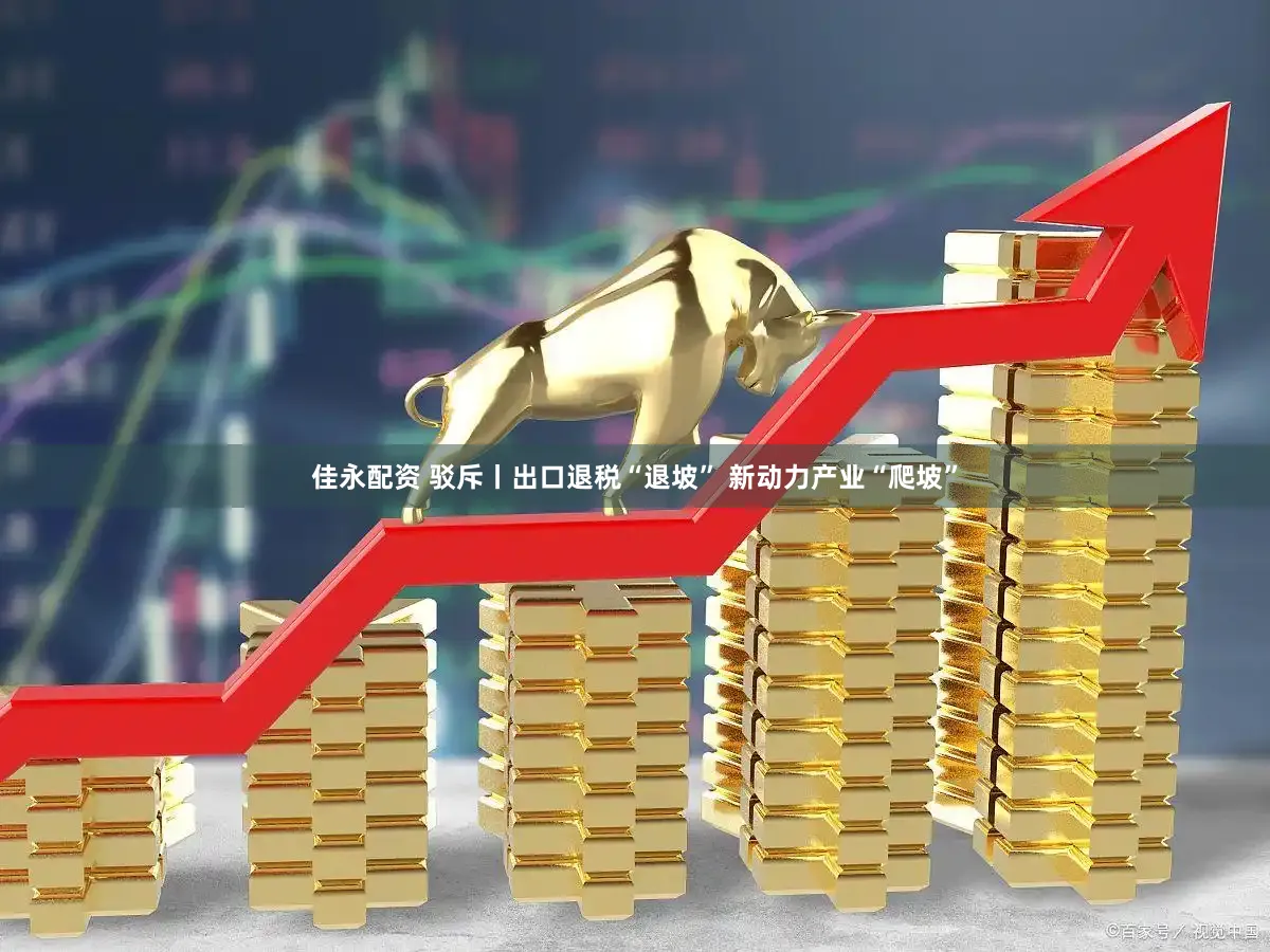 佳永配资 驳斥丨出口退税“退坡” 新动力产业“爬坡”